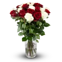 Flowers of ecuadorian roses